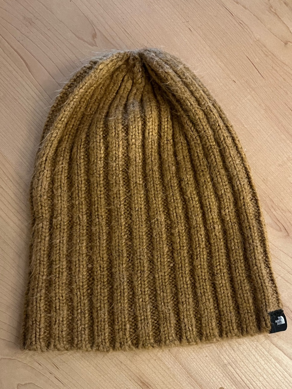 The North Face Unisex Ribbed Knit Beanie - Tan